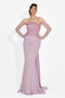 Rochie dama lunga roz Camya Bogas