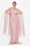 Rochie dama lunga roz Dionesia Bogas
