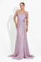 Sharmaine Bogas Long Powder Pink Ladies Dress