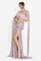 Rochie dama lunga roz Veriona Bogas