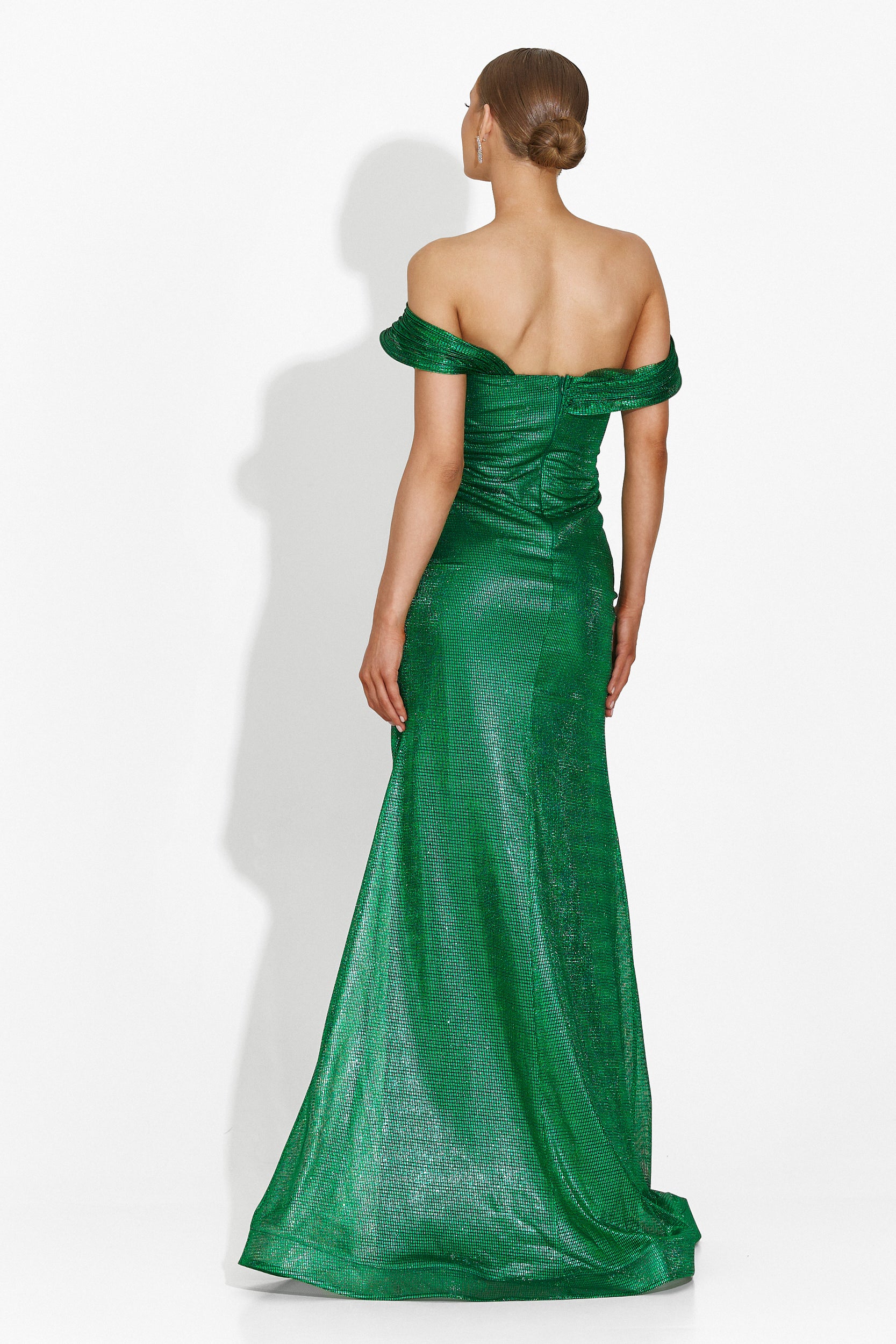 Green long dress for women Stephane Bogas