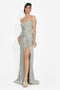 Rochie dama lunga verde Anevia Bogas