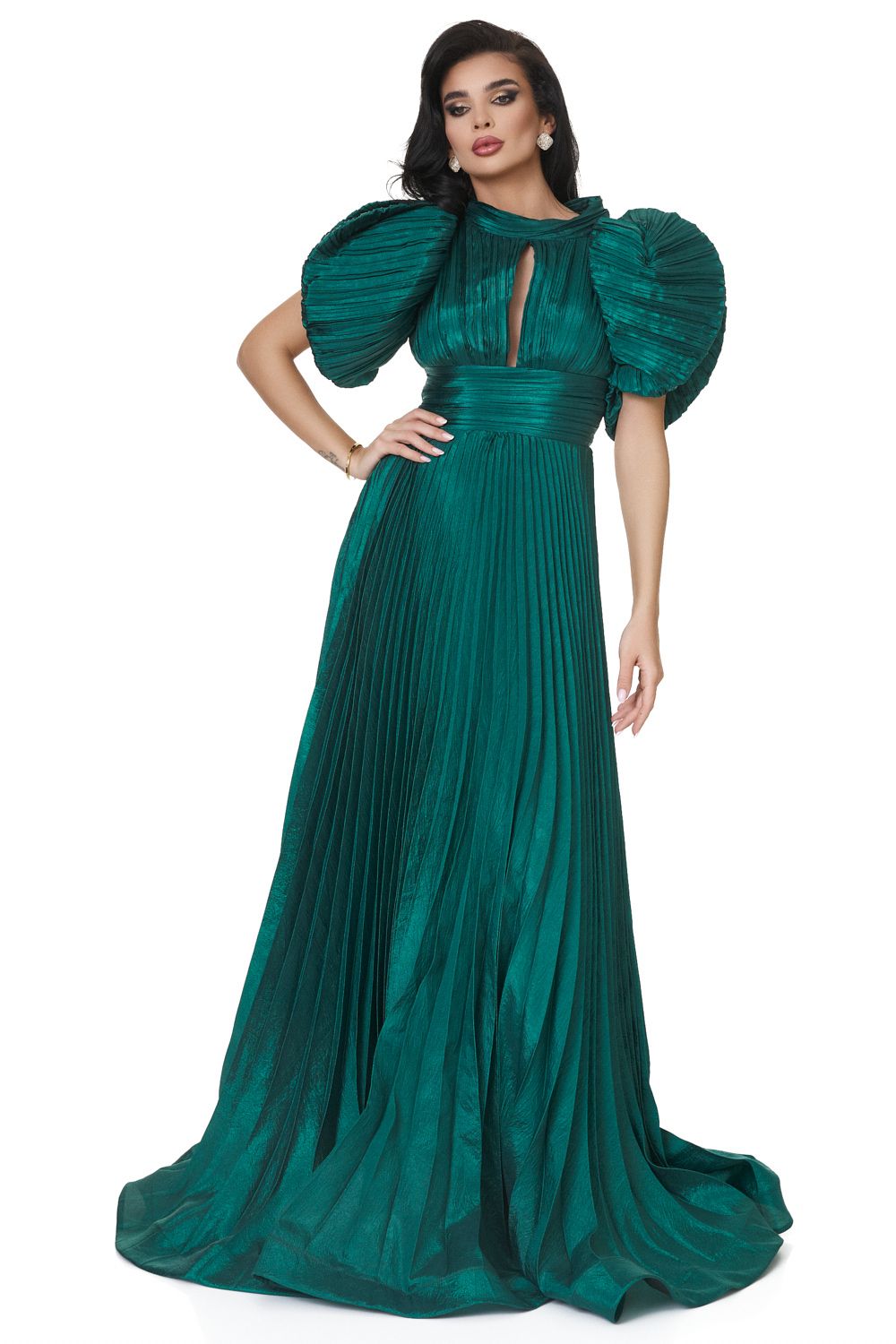 Rochie dama lunga verde Bwesi Bogas
