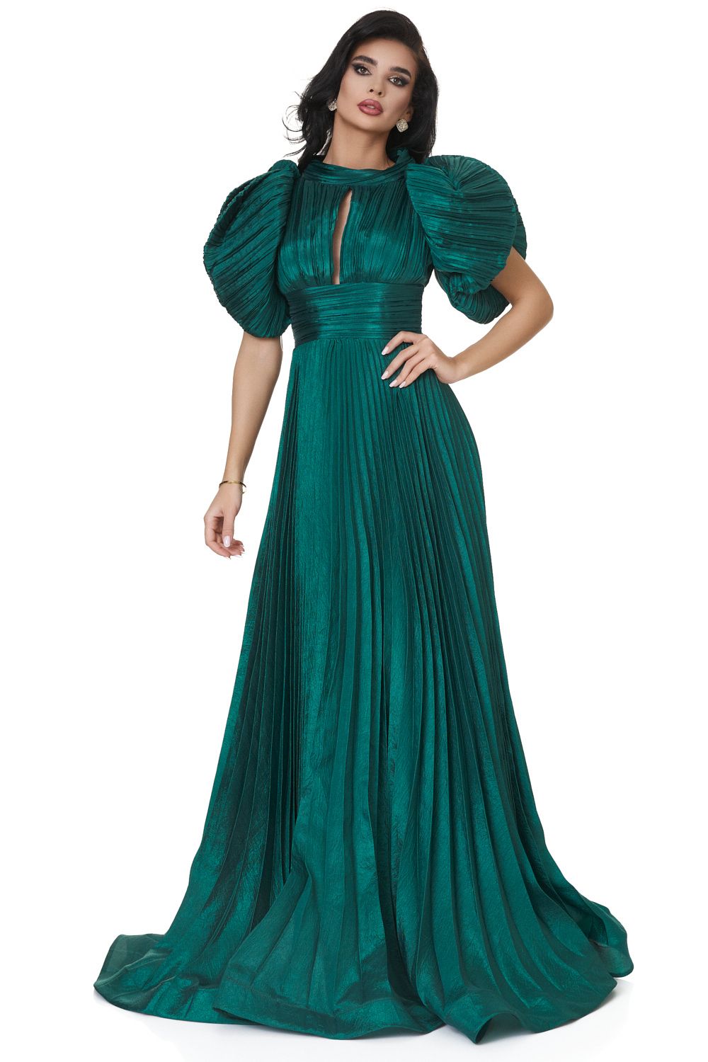 Rochie dama lunga verde Bwesi Bogas