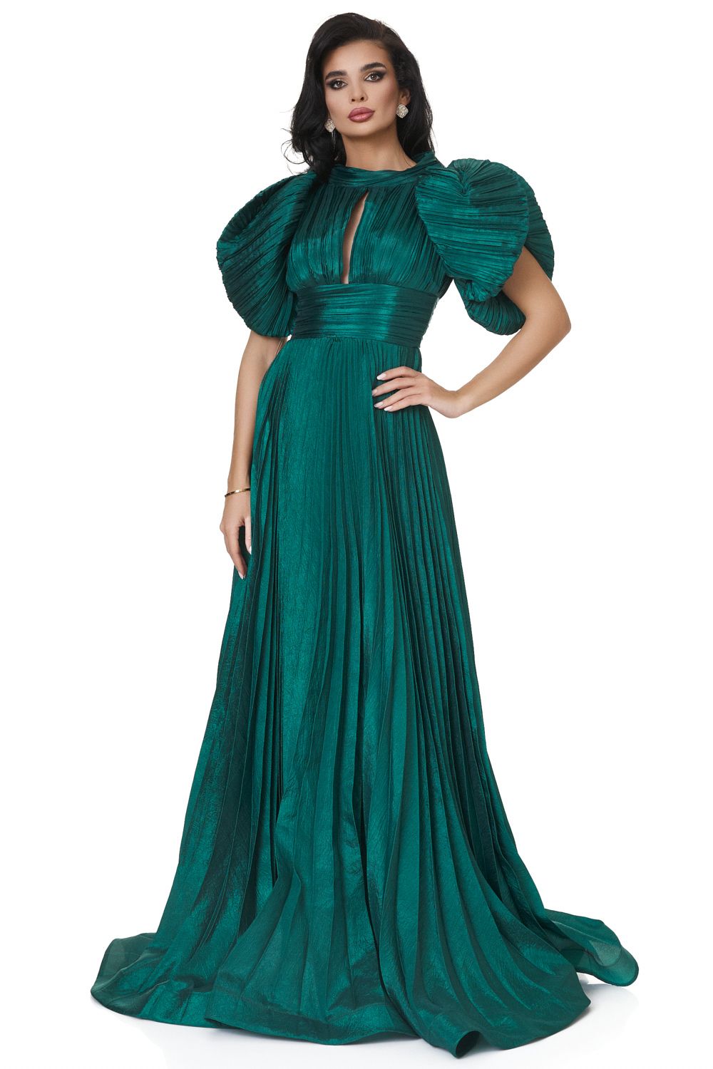 Rochie dama lunga verde Bwesi Bogas