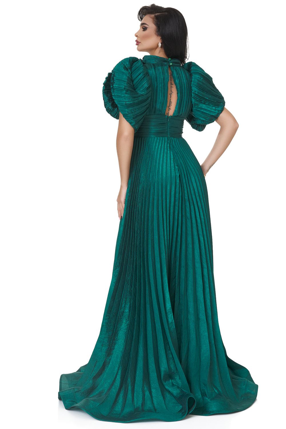 Rochie dama lunga verde Bwesi Bogas