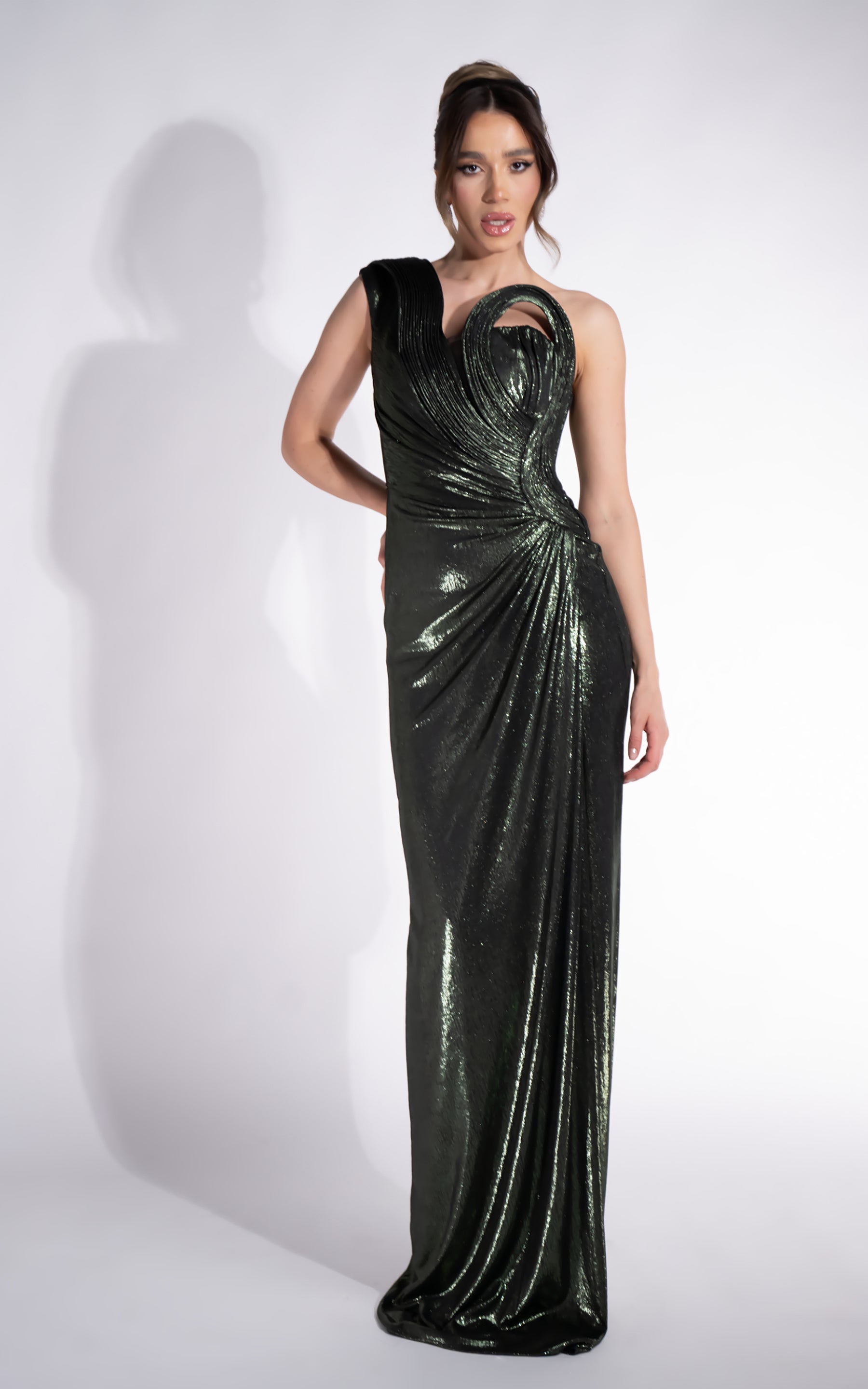 Rochie dama lunga verde Chantela Bogas