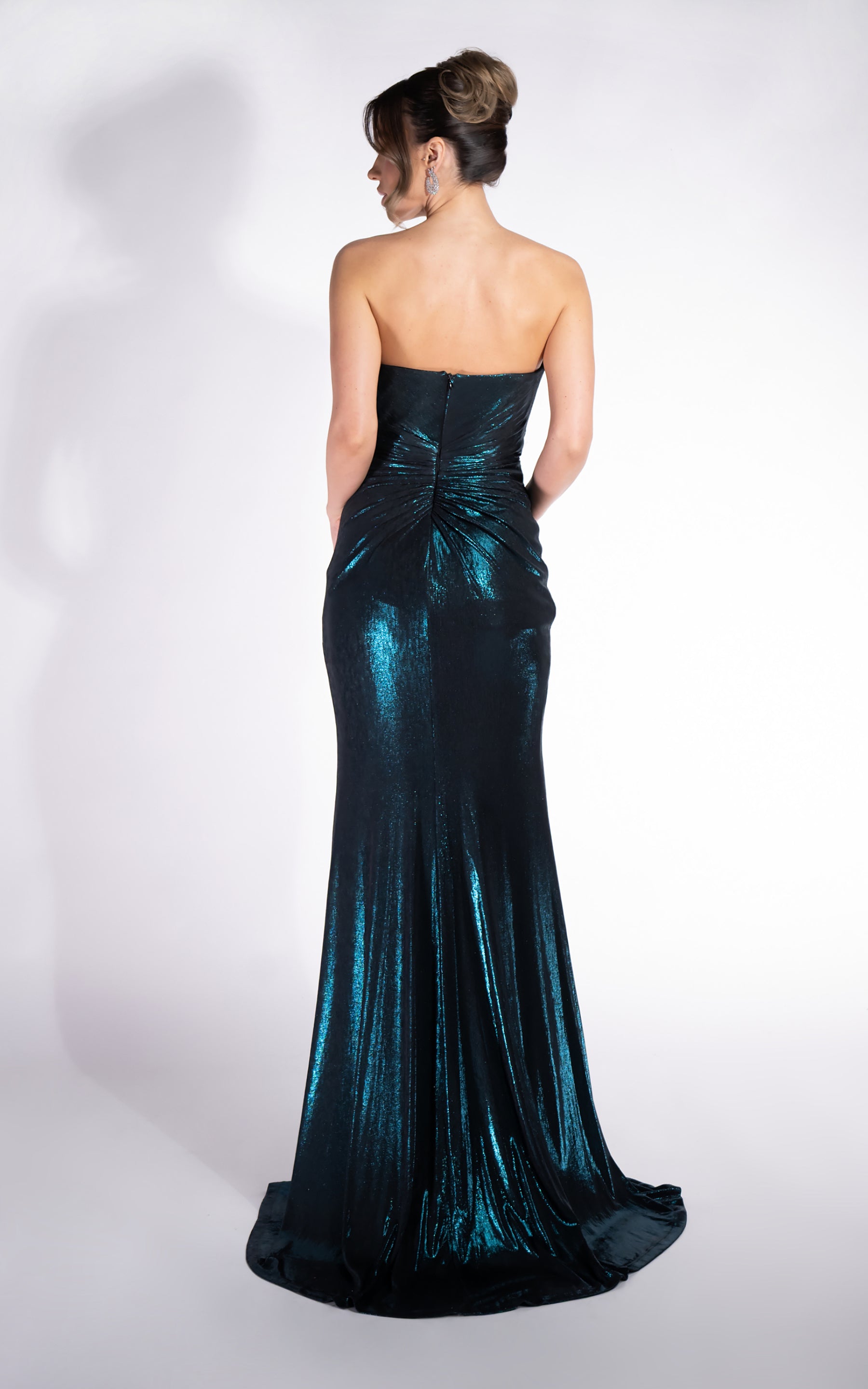 Rochie dama lunga verde Claudya Bogas