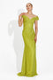 Marilyn Bogas Long Green Ladies Dress