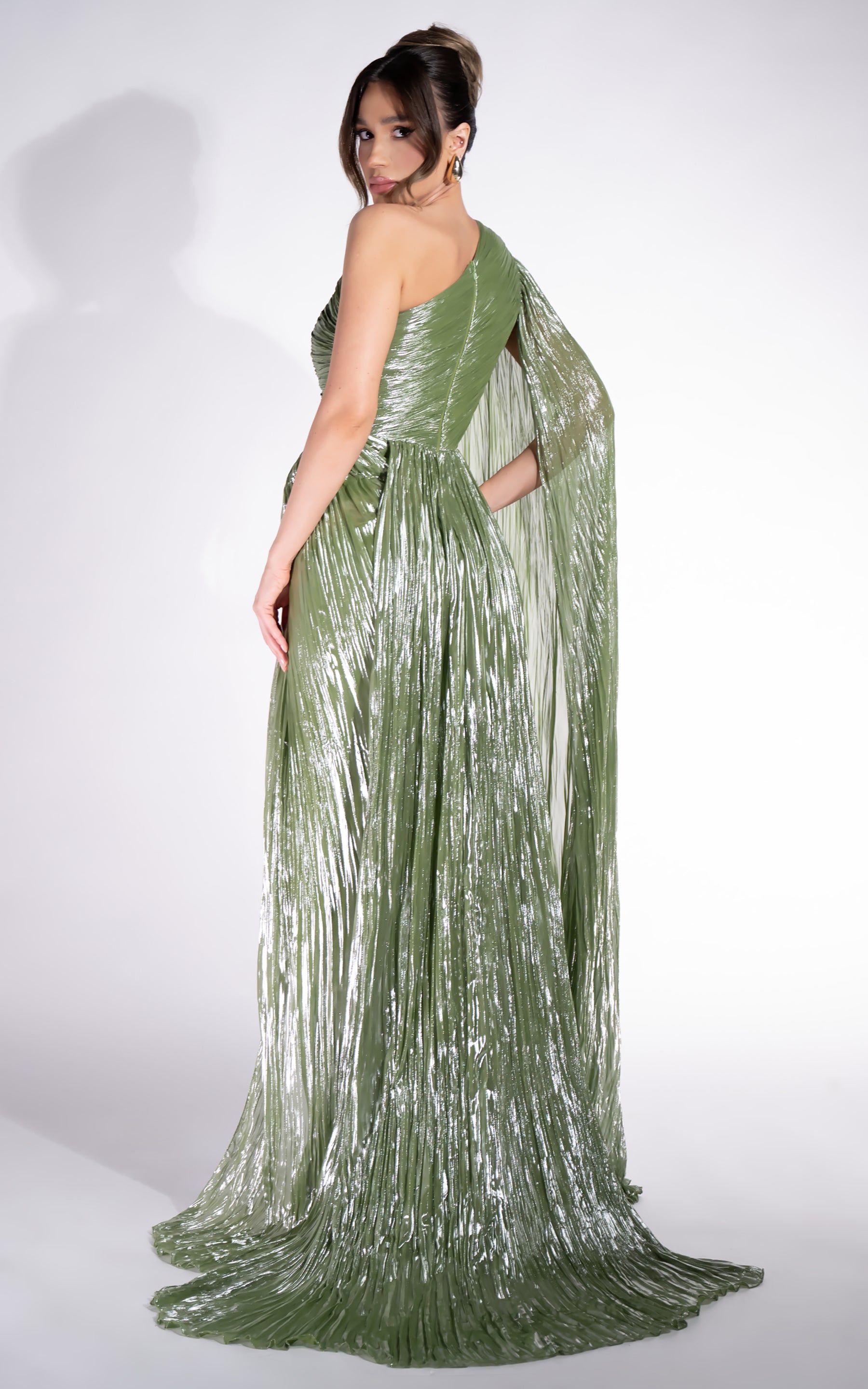 Rochie dama lunga verde Nabuka Bogas