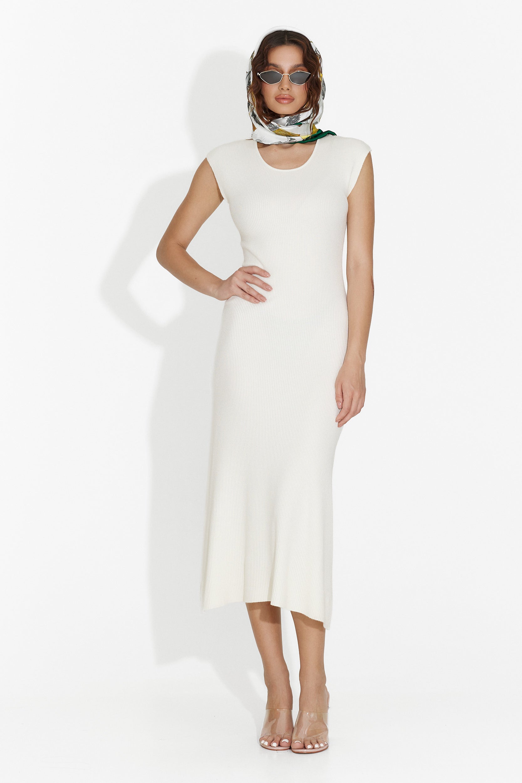 Rochie dama medie alba Shelby Bogas