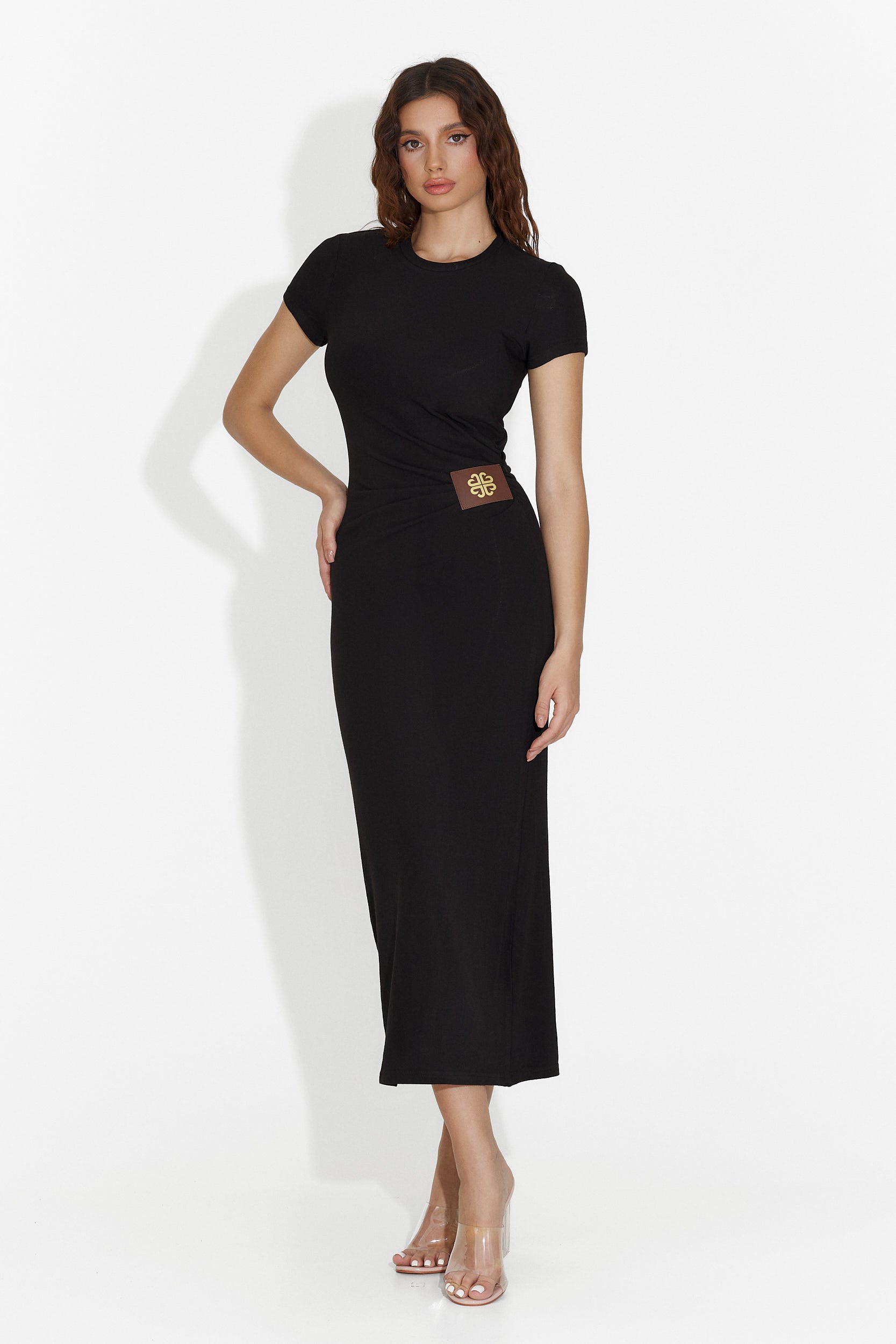 Rochie dama medie neagra Harmoni Bogas