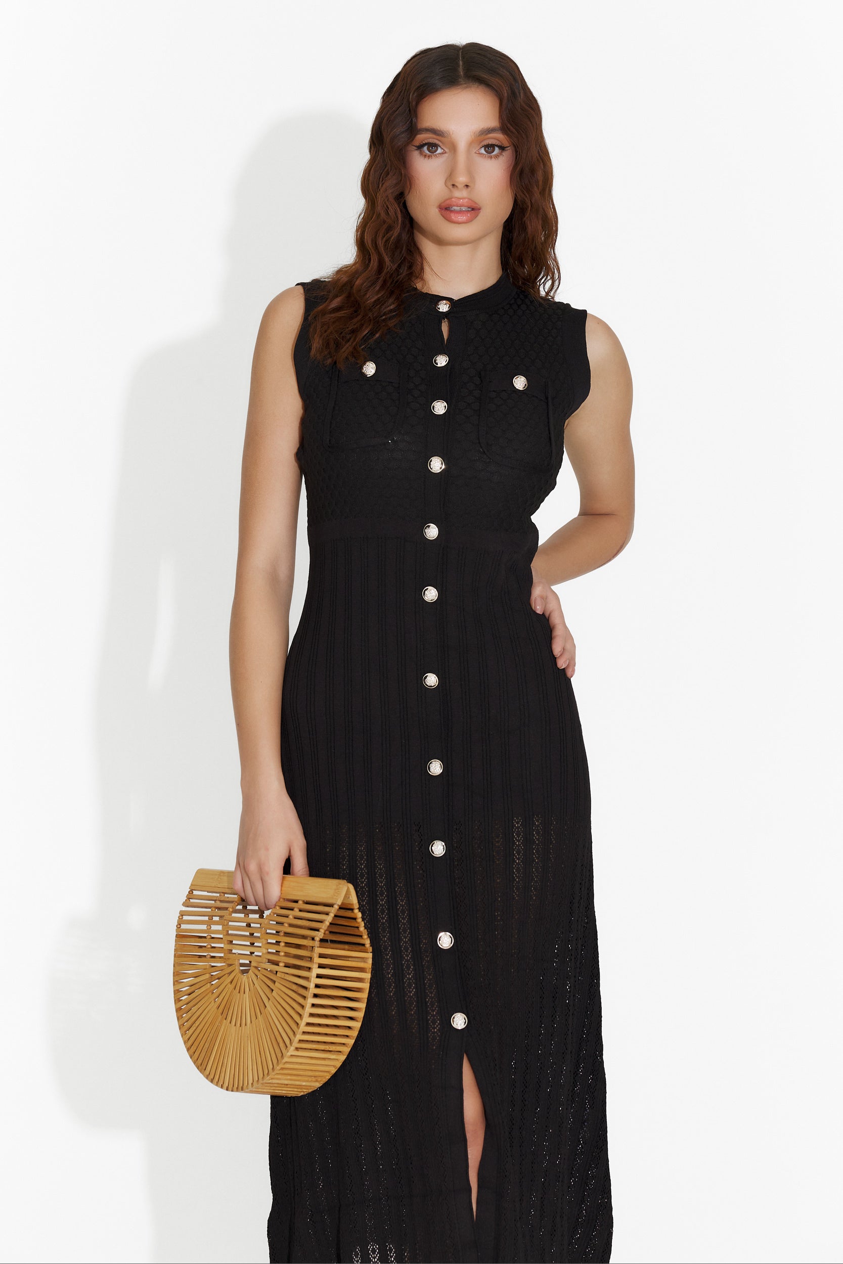 Rochie dama medie neagra Keneth Bogas