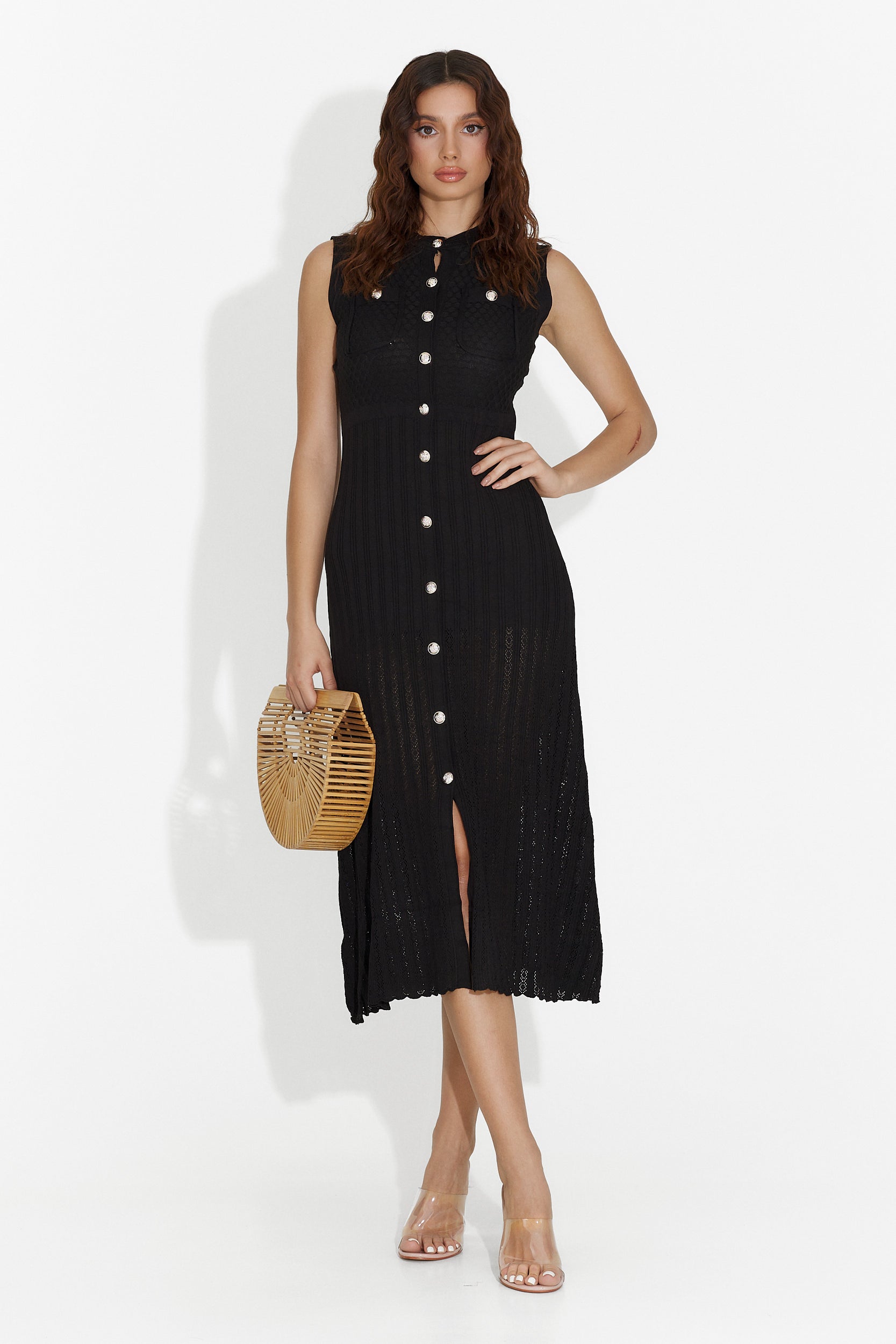 Rochie dama medie neagra Keneth Bogas