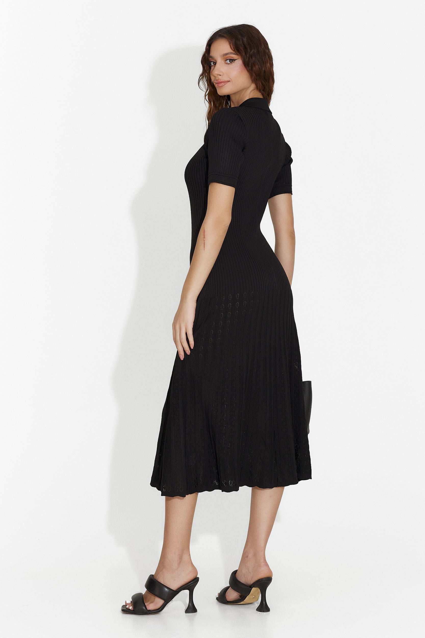 Rochie dama medie neagra Kimty Bogas