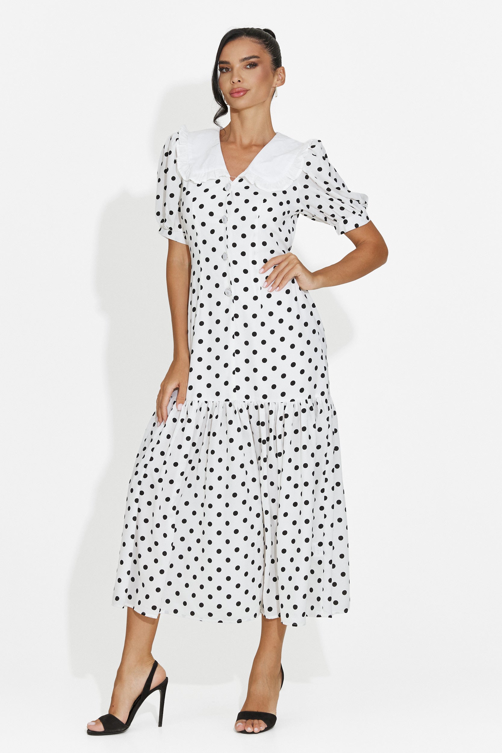 Rochie dama midi alba Anita Bogas