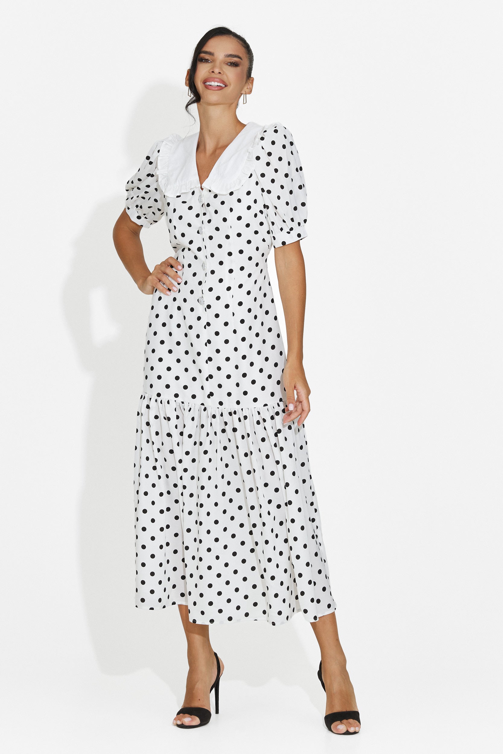 Rochie dama midi alba Anita Bogas
