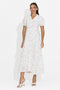 Rochie dama midi alba Oliania Bogas