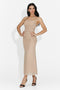 Rochie dama midi bej Petrinelia Bogas