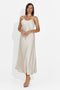 Rochie dama midi bej Zimia Bogas