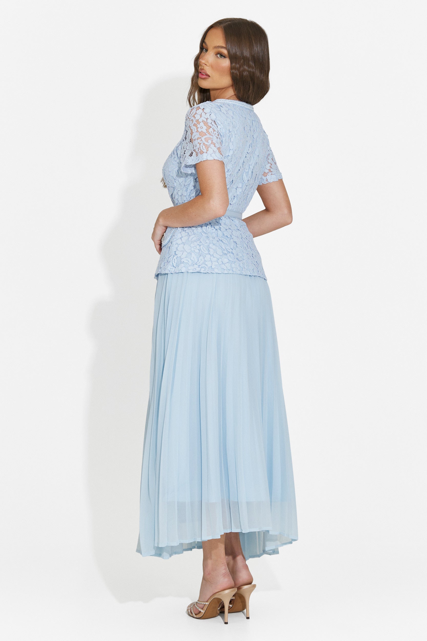 Rochie dama midi bleu Silviarosa Bogas