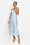 Rochie dama midi bleu Zimia Bogas