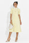 Rochie dama midi galbena Ernesta Bogas