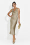 Rochie dama midi grej Aliria Bogas