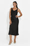 Rochie dama midi neagra Aliria Bogas