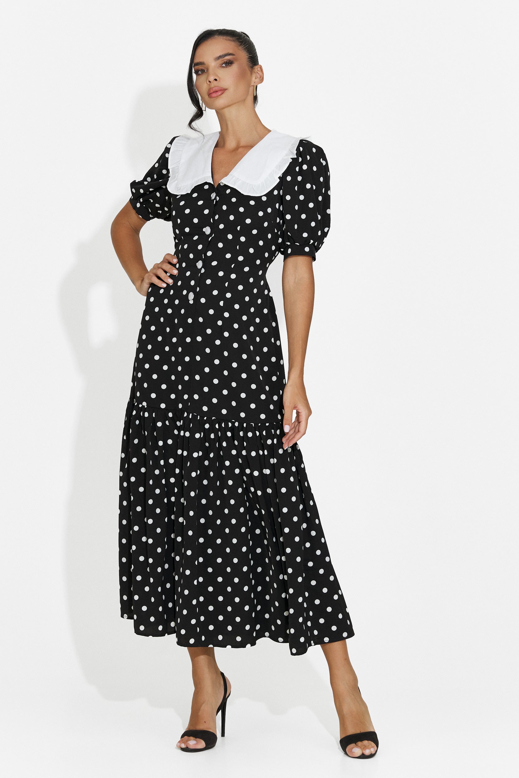 Rochie dama midi neagra Anita Bogas