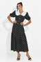 Rochie dama midi neagra Anita Bogas