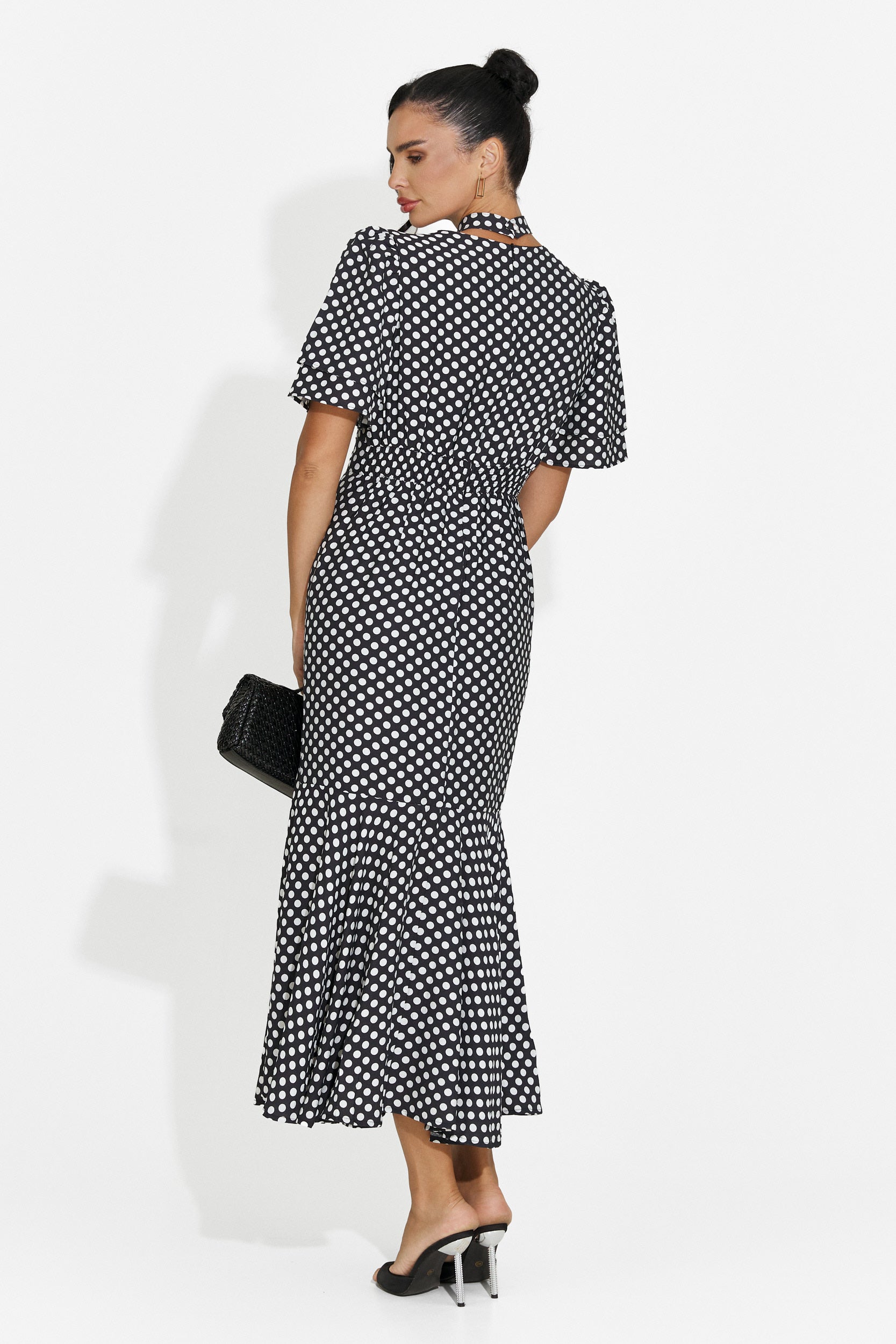 Rochie dama midi neagra Antoneia Bogas