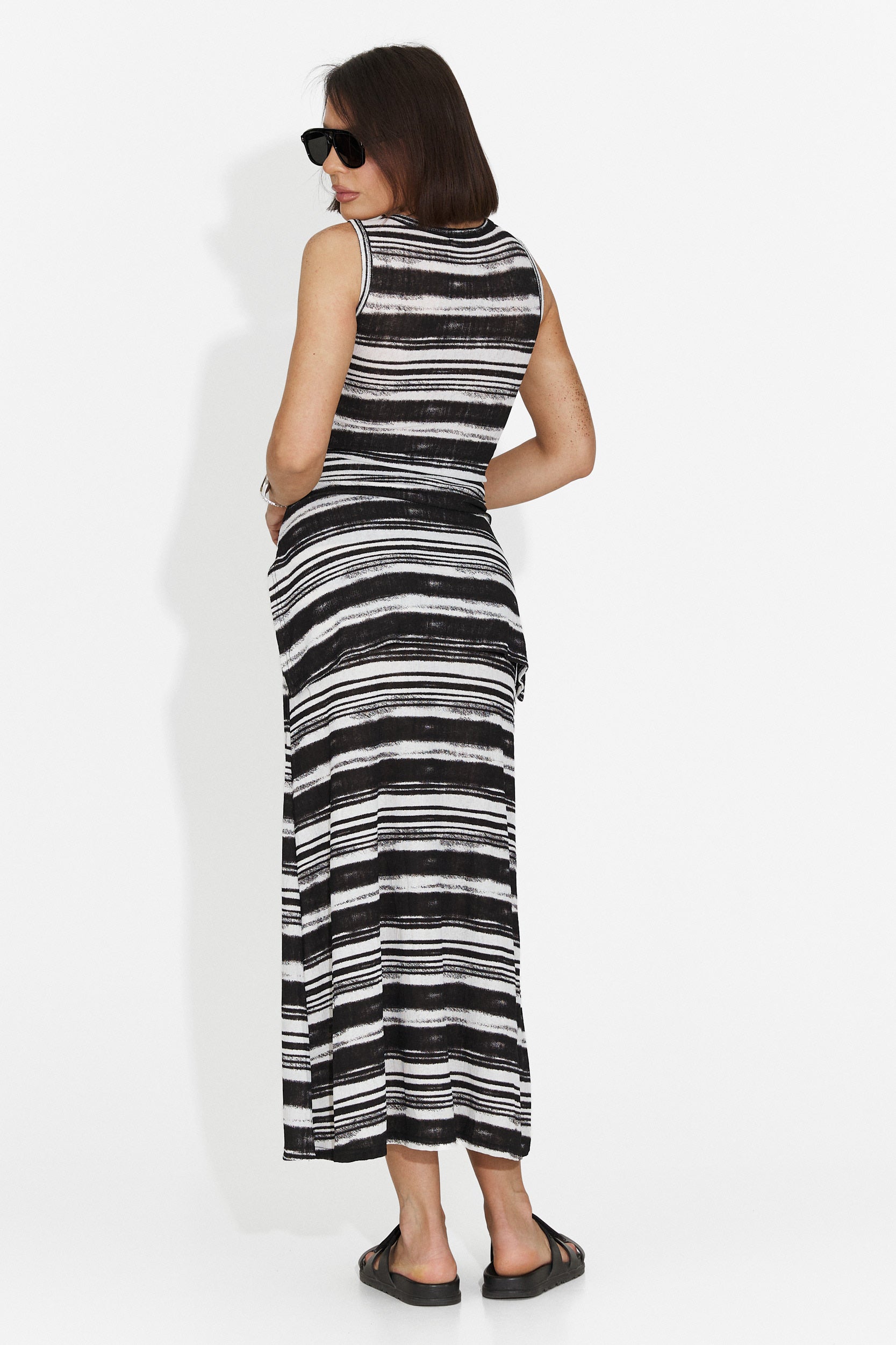 Rochie dama midi neagra Kadeia Bogas