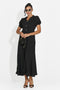 Rochie dama midi neagra Taisiana Bogas