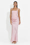 Rochie dama midi roz Kaviala Bogas