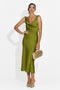 Rochie dama midi verde Aliria Bogas