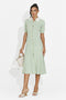 Rochie dama midi verde Ernesta Bogas