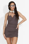 Rochie dama mini gri Rabielia Bogas