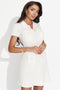 Rochie dama scurta alb Chince Bogas