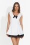 Rochie dama scurta alba Avaloria Bogas