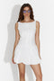 Short white women's dress Dragonfly Bogas