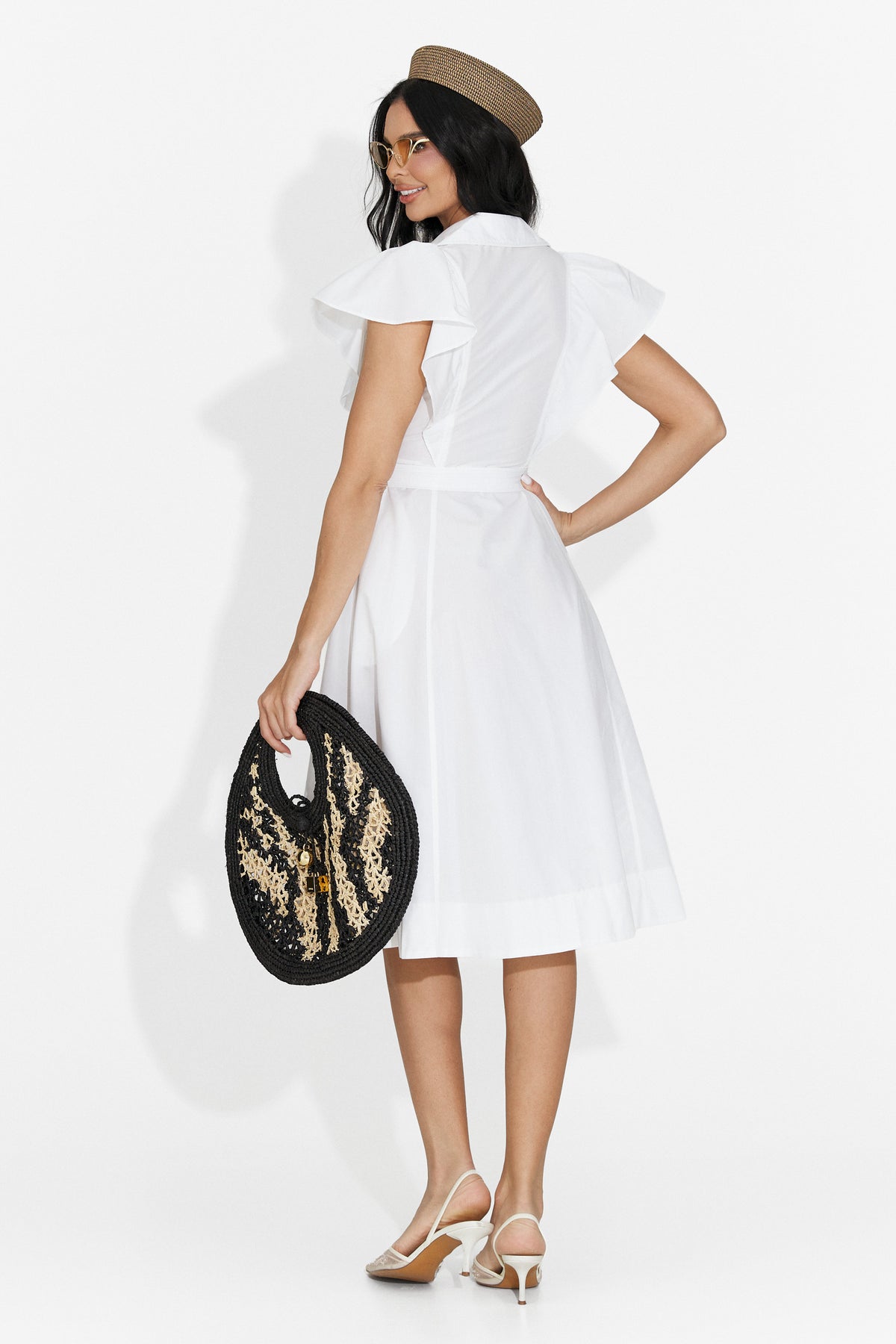 Rochie dama scurta alba Elerya Bogas, imaginea 2 din 7