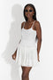 Rochie dama scurta alba Emelyse Bogas