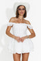 Rochie dama scurta alba Melindia Bogas