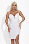 Moriena Bogas Short White Ladies Dress