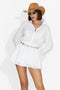 Rochie dama scurta alba Olivera Bogas