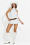 Rochie dama scurta alba Rajan Bogas