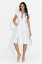 Rochie dama scurta alba Yaldea Bogas
