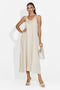 Rochie dama scurta bej Clarinia Bogas