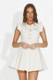 Rochie dama scurta bej Manari Bogas